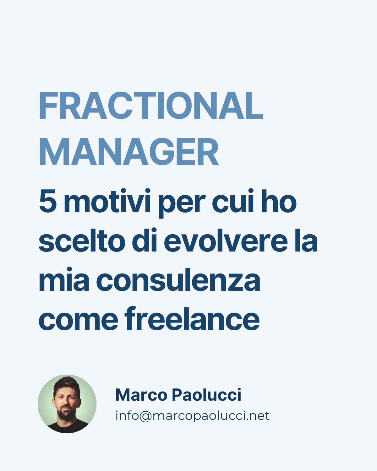 fractional manager